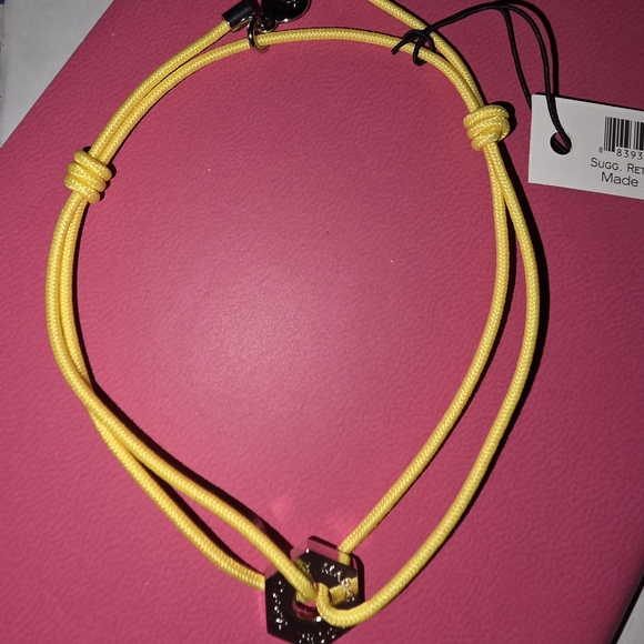 Marc Jacobs Adjustable Yellow Cord Bracelet - Picture 3 of 3
